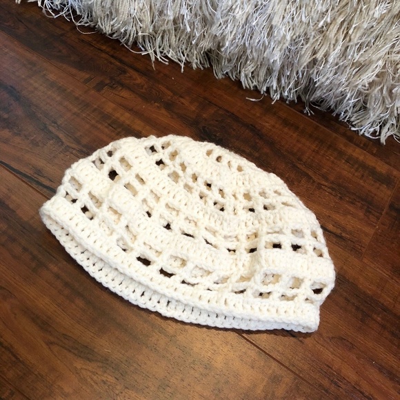 BoHo Hippy Crochet Knitted Tam BEANIE Cap Hat